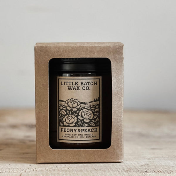 Little Batch Wax Candle - Peony and Peach