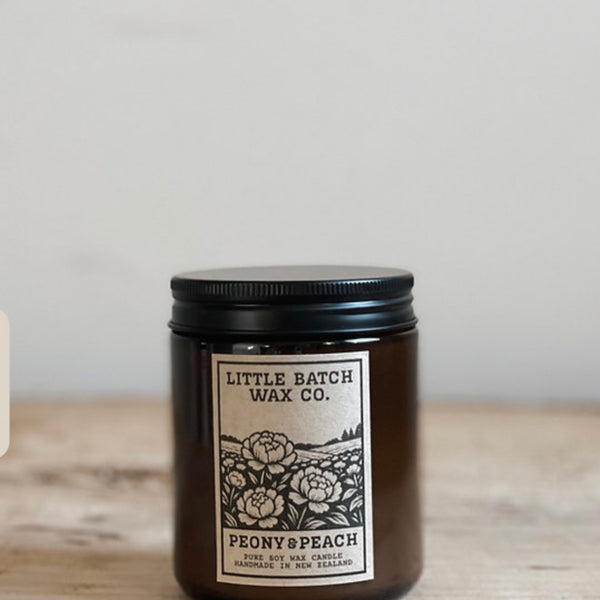 Little Batch Wax Candle - Peony and Peach